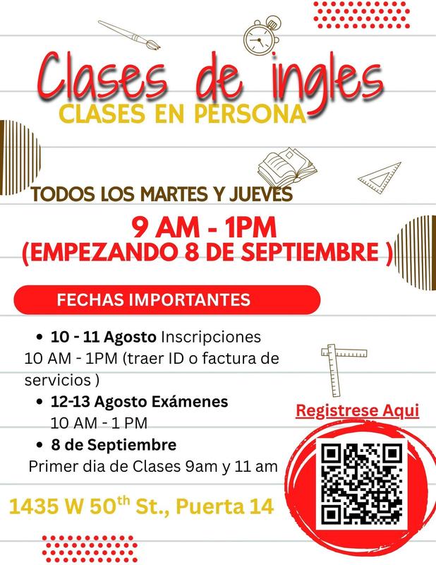 Adult English Classes /Clases de inglés para adultos Featured Photo