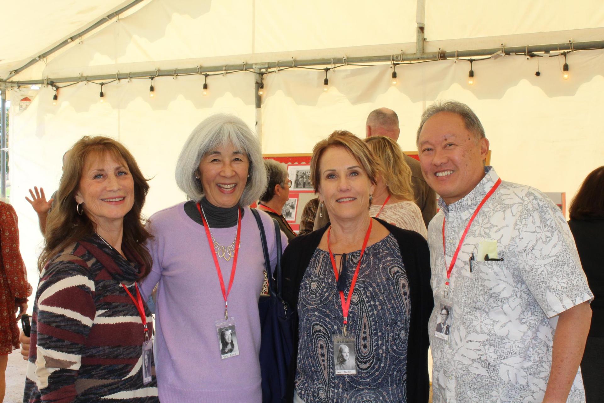 Members of the class of 1971 at their 50 year reunion