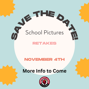 Picture retakes are on November 4th. Be watching for more information.