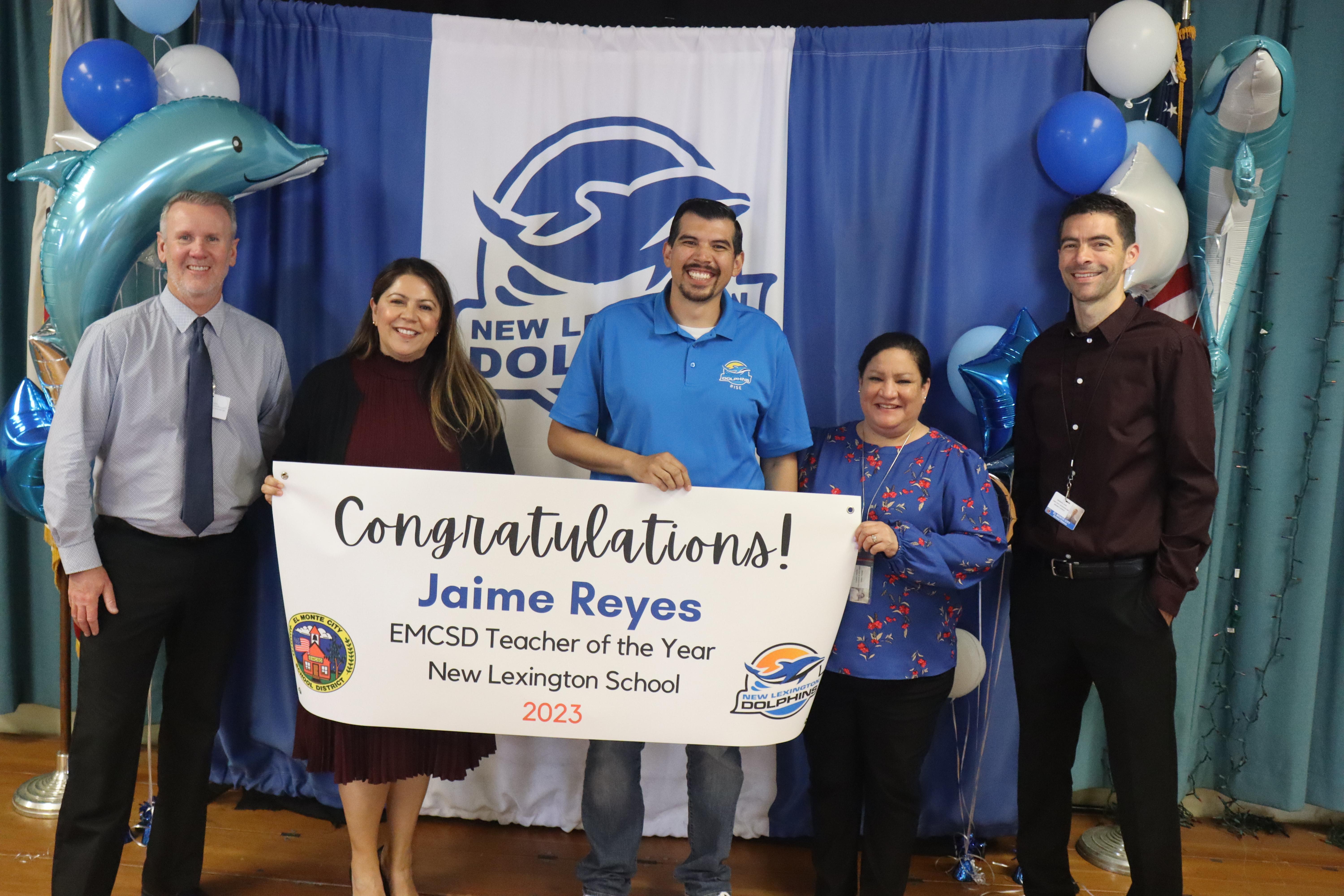 Jaime Reyes Celebrated as Teacher of the Year – Stories – El Monte City  School District