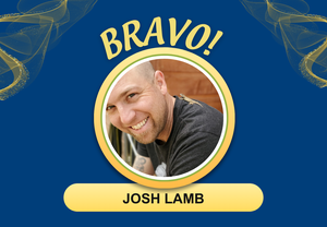 Bravo Award winner Josh Lamb