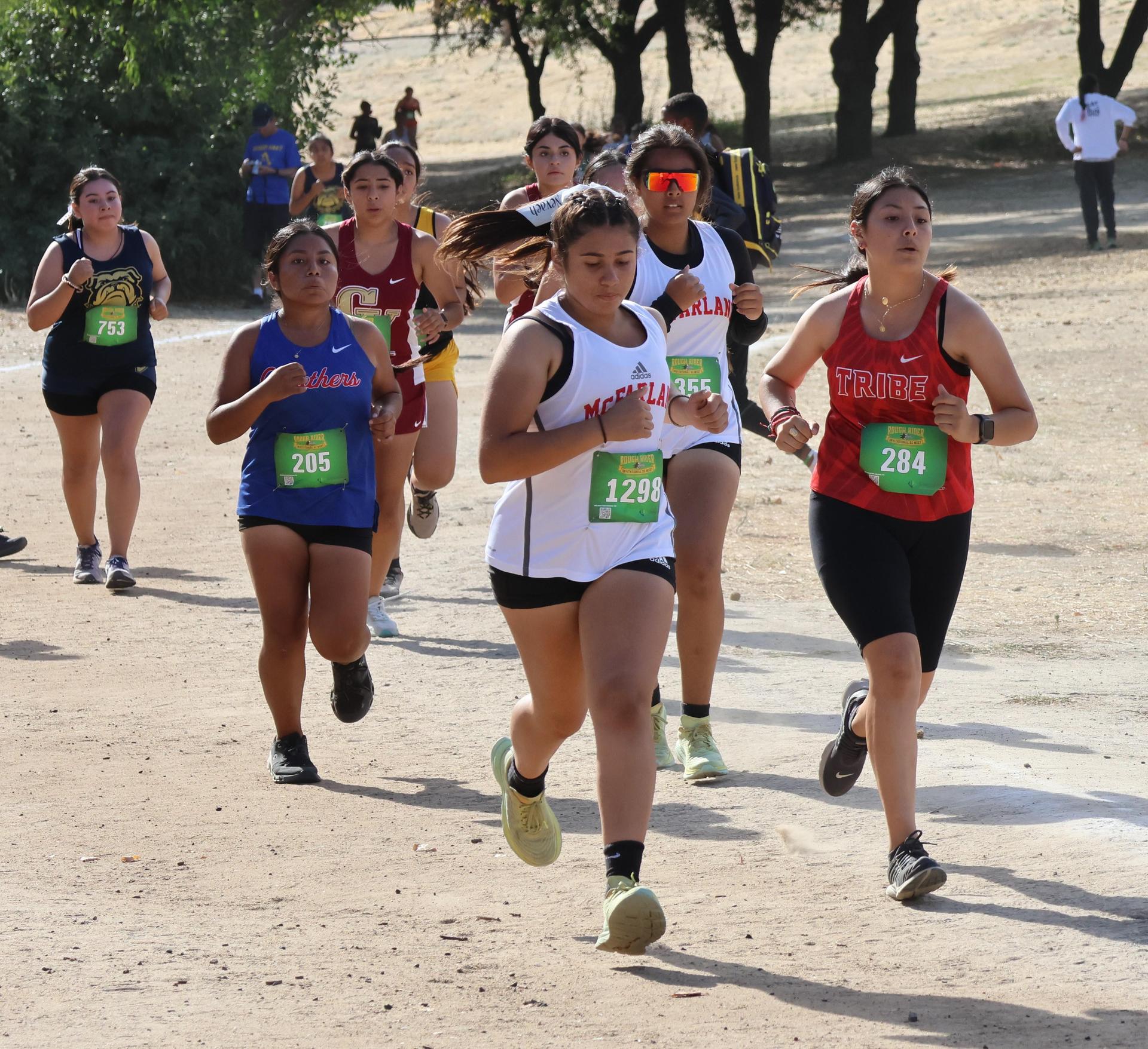 cross country runners in action