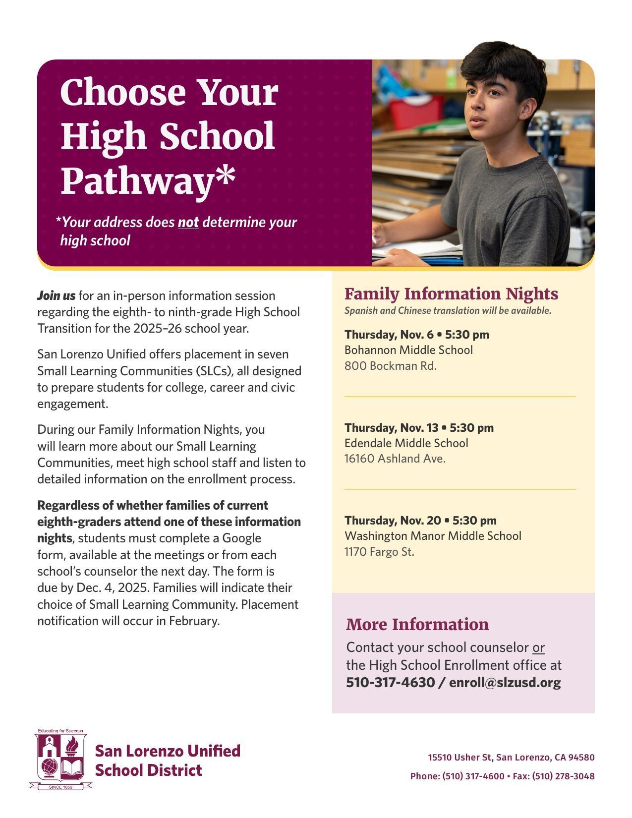 HS Pathways Event