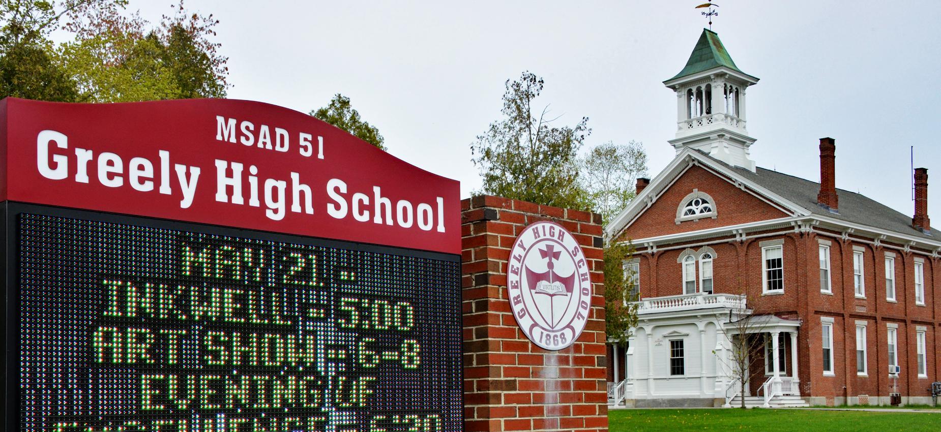 Greely high school building