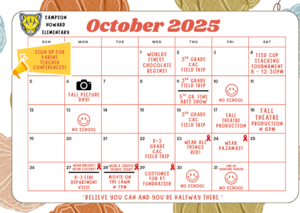 October Calendar
