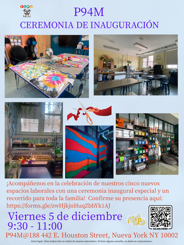 Spanish- 5 pictures of new worksites at P94M @ P188M