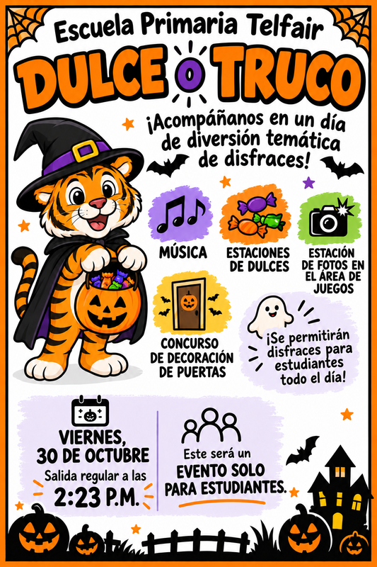 Dulce O Truco flyer