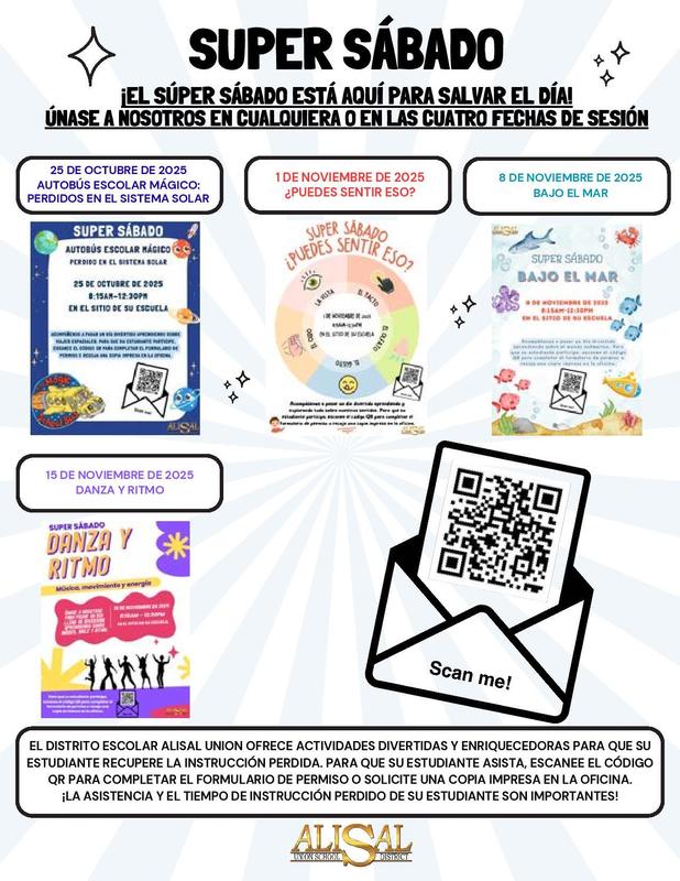 Super Saturday Flier Spanish