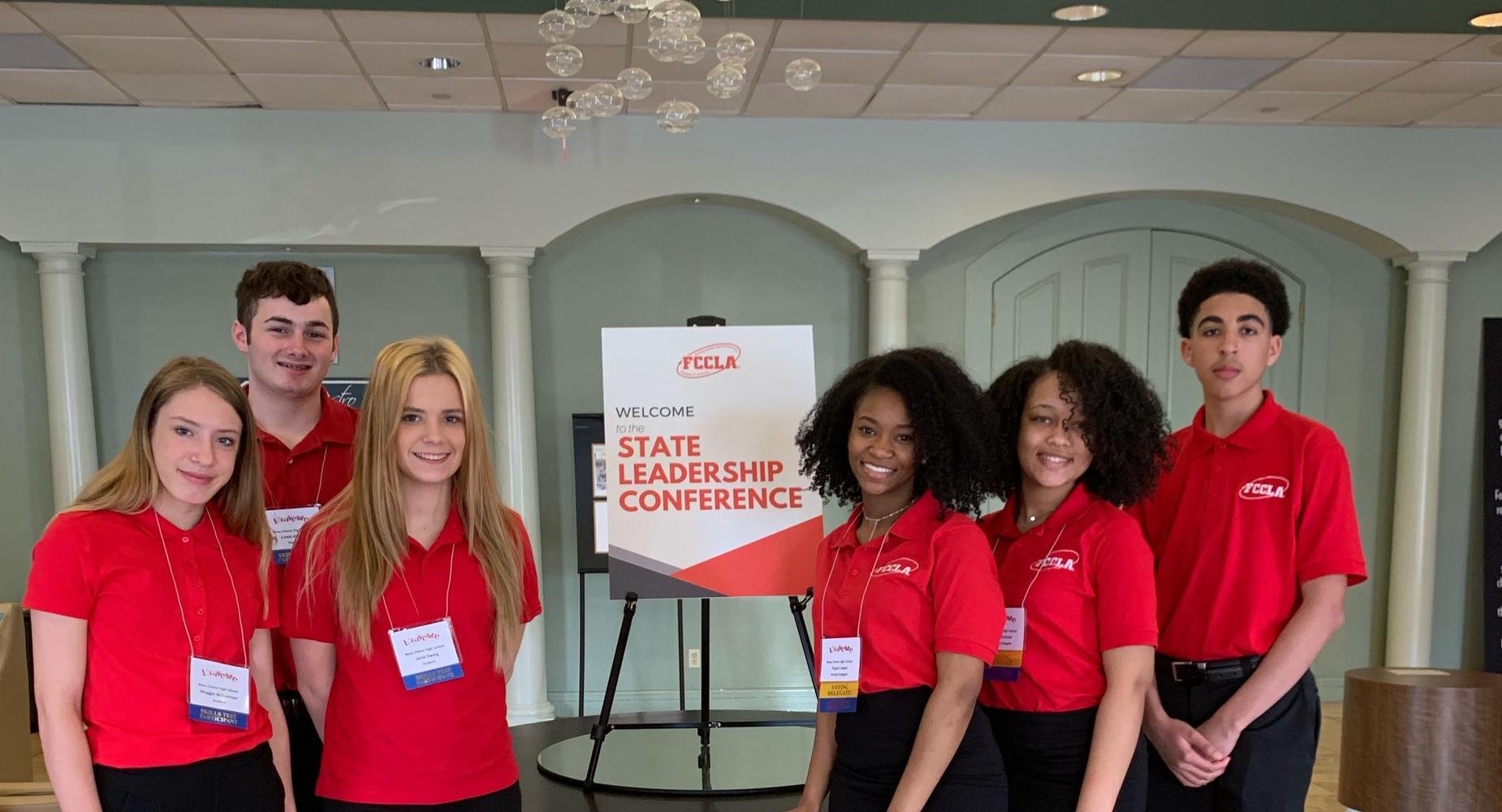 BCHS FCCLA members attended the FCCLA State Conference in Lafayette, Louisiana. They are: Caleb K., Janie E., Taylor L., India R., and Joshua T.