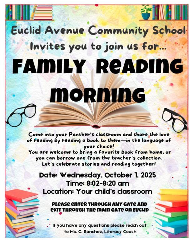 Family READING morning!