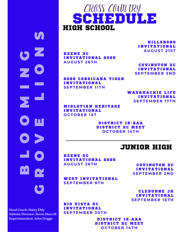 Cross Country Schedule Thumbnail Image