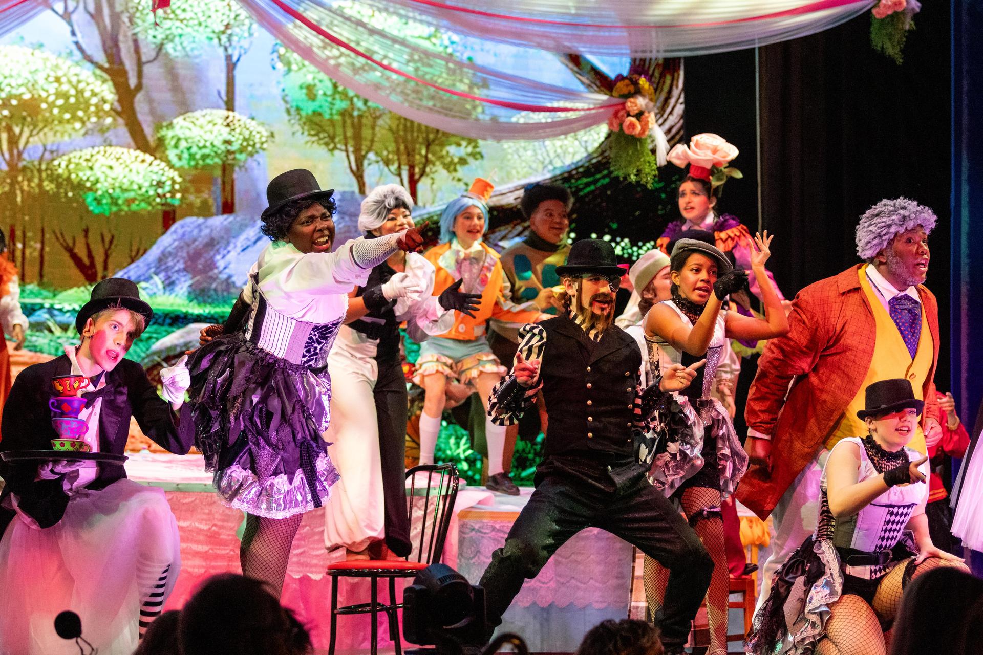 A scene from Wonderland