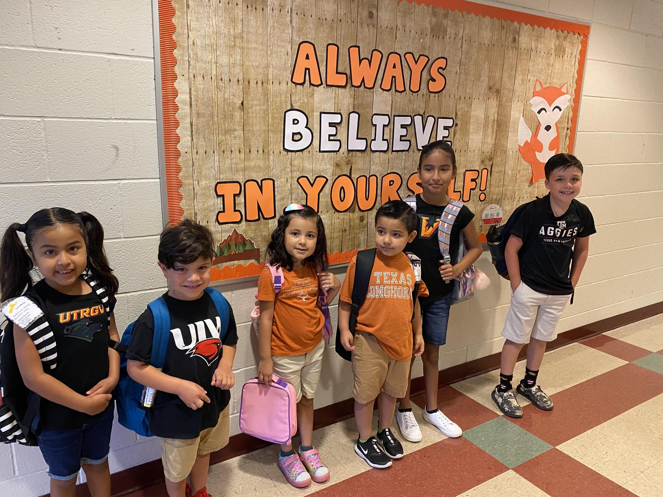 Los Fresnos Elementary Celebrates College Awareness Day Banner