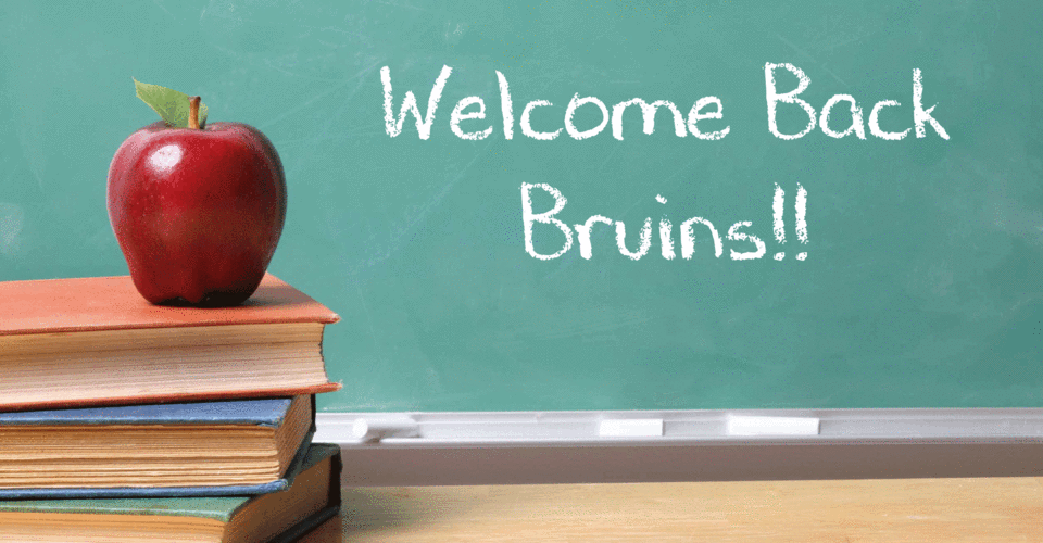 welcome back bruins!!