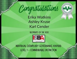 2025 ISBA Individual Commendable Distinction Award