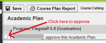 example of parent approval page