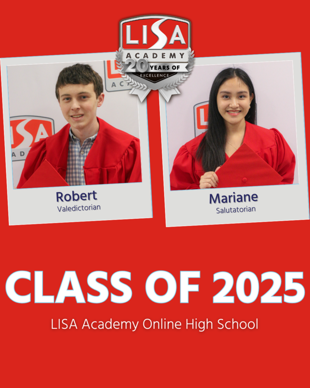 LISA Academy valedictorian and salutatorian