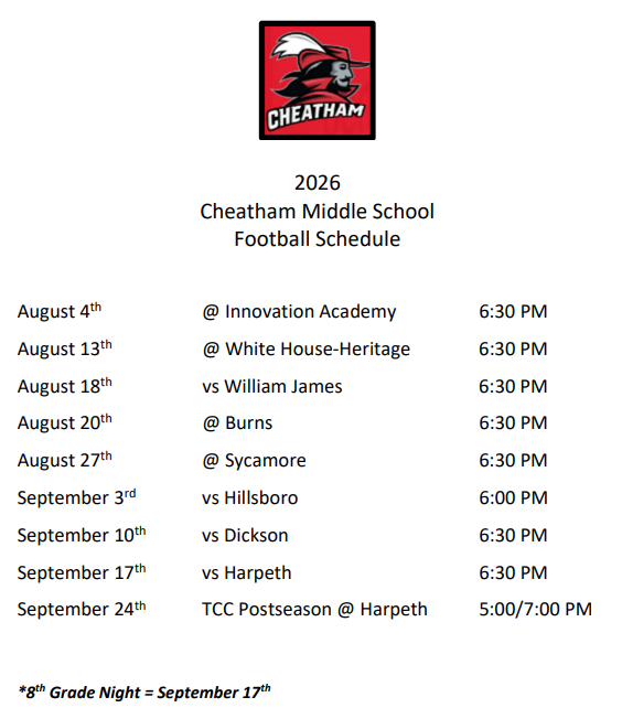 Schedule