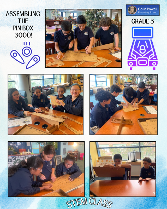 Enjoying Pinball at the Colin Powell School