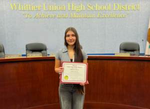 Sierra Vista High School senior Sophia Rivera