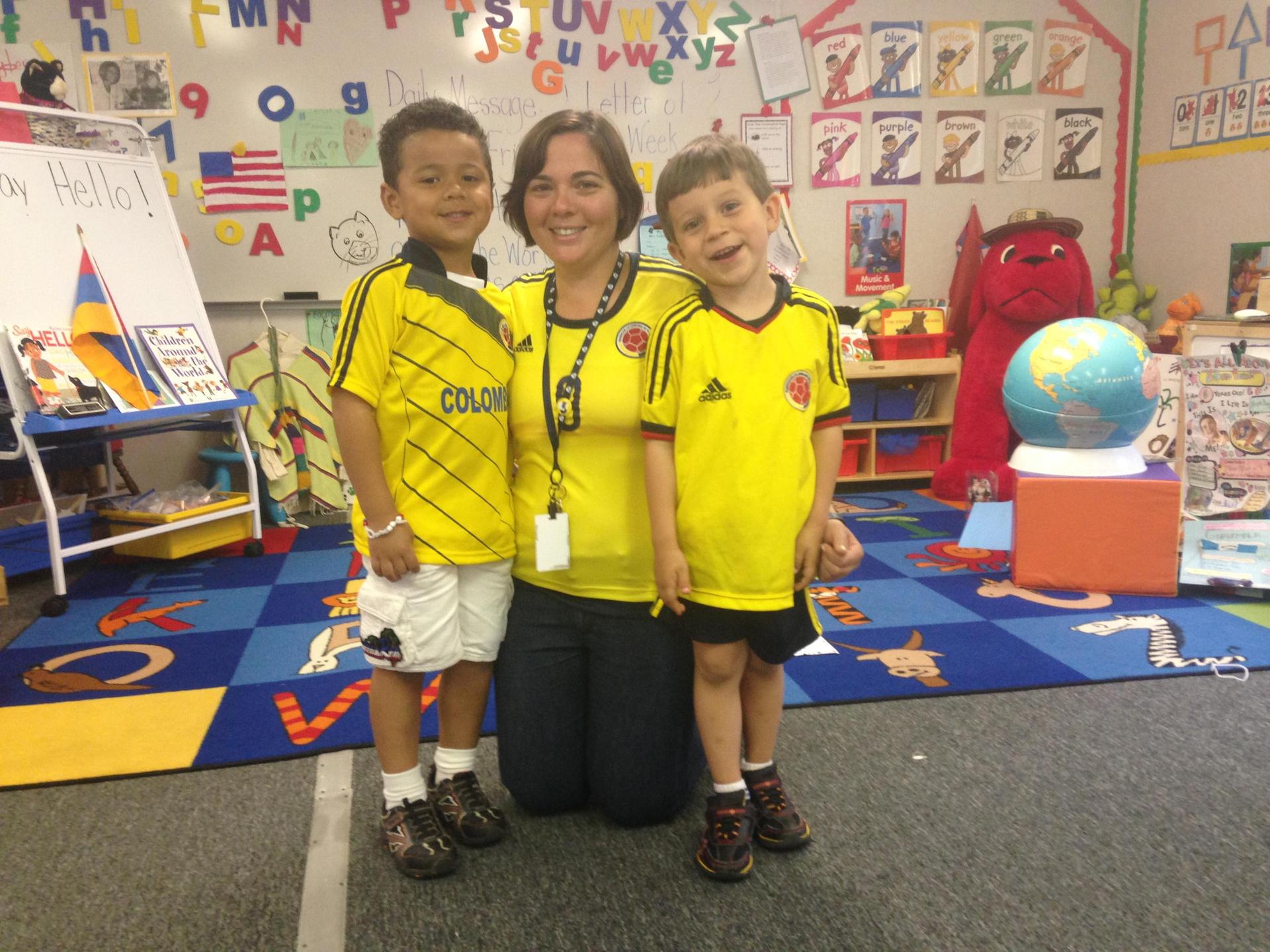 me and kids colombian jersey