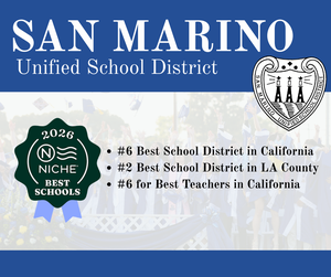San Marino Unified School District named top school by Niche