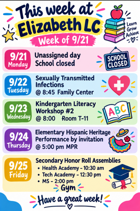 Weekly School Flyer