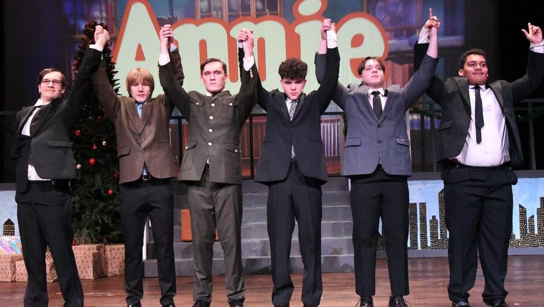 Some of the Annie cast