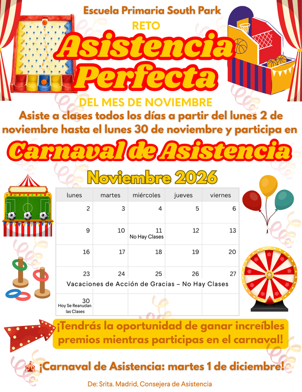Attendance Challenge - Spanish