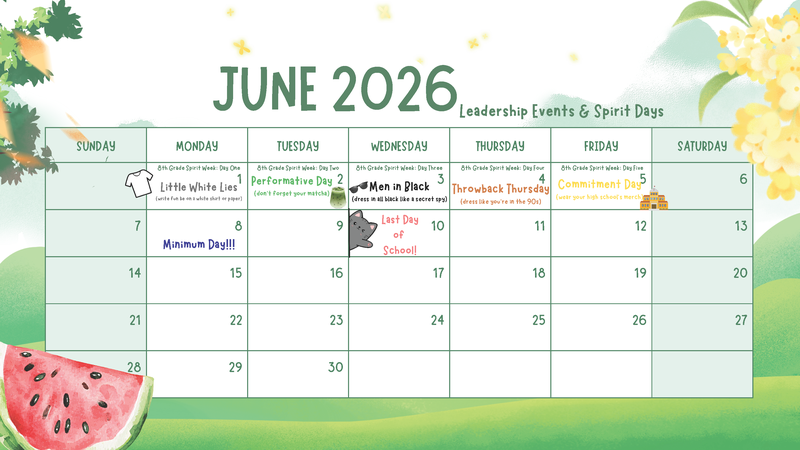 June Leadership Calendar Featured Photo