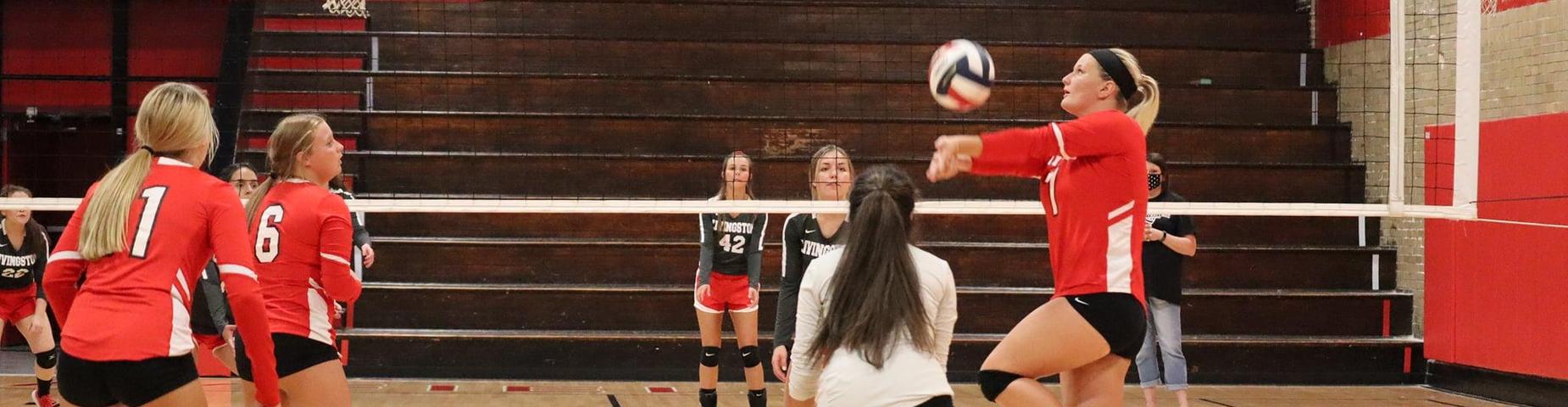 Lady Cards first volleyball game for 2020!