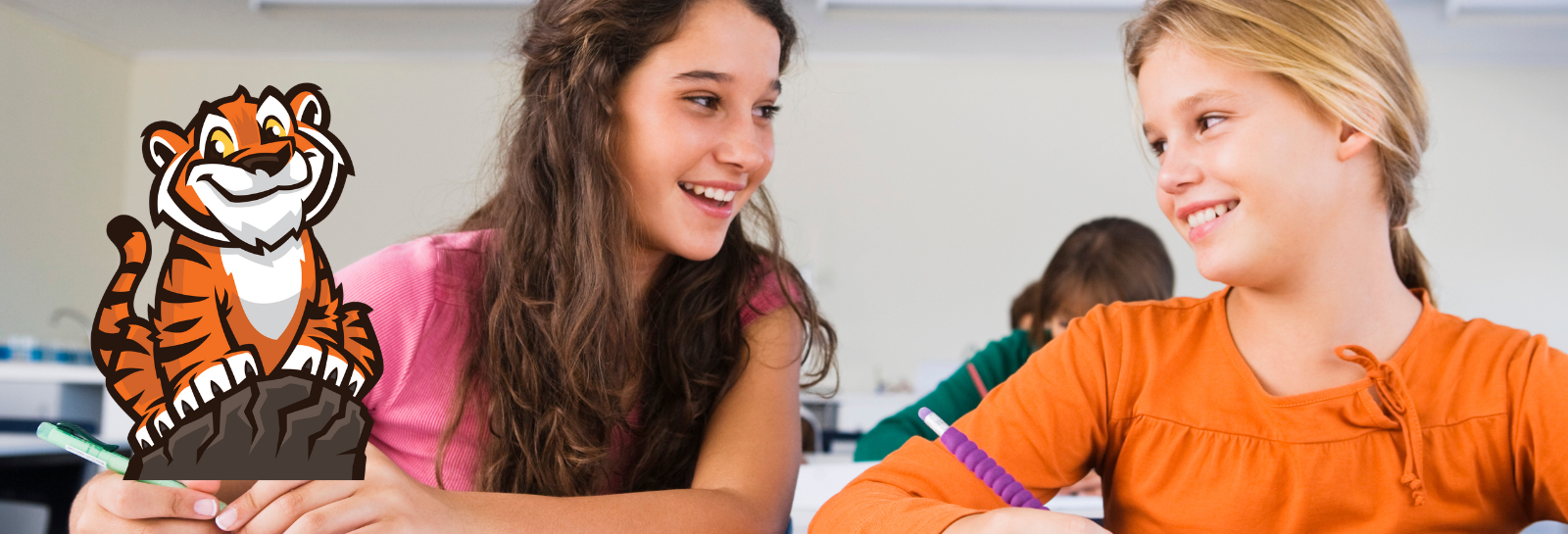 shuffle banner with middle school students for homepage