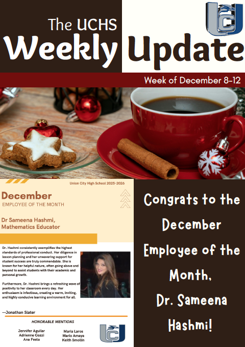 The UCHS Weekly Update: December 8-12, 2025