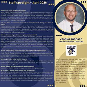 staff spotlight for Josh Johnson