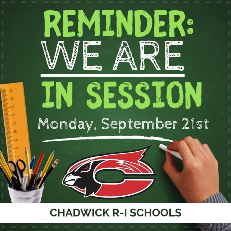 School is in session Monday 9/21/2026