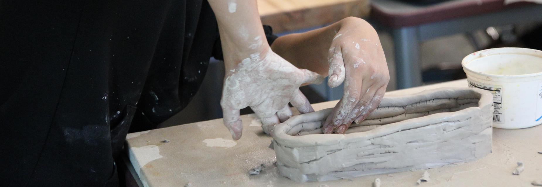 Clay formation in art