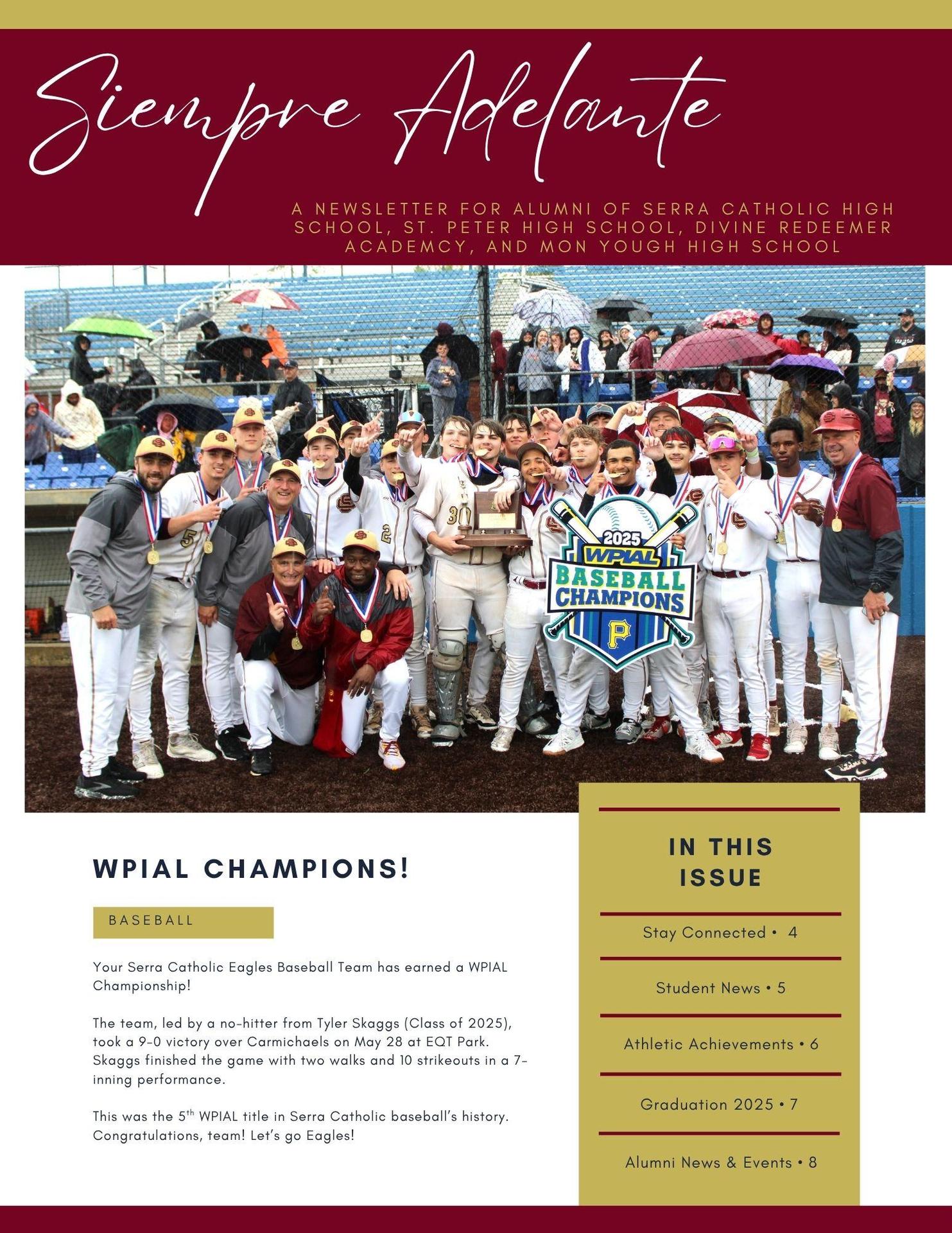 Serra Catholic Fall 2025 Newsletter