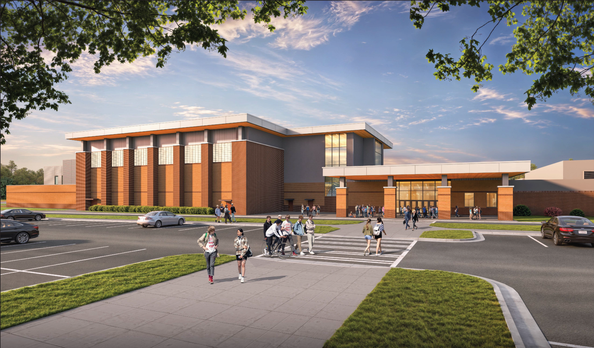 rendering of Harlem High School