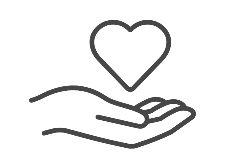 Giving hand