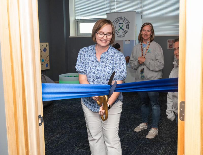 Ribbon cutting.