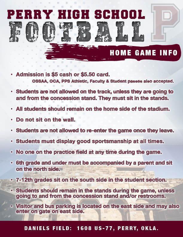 Home Game Guidelines