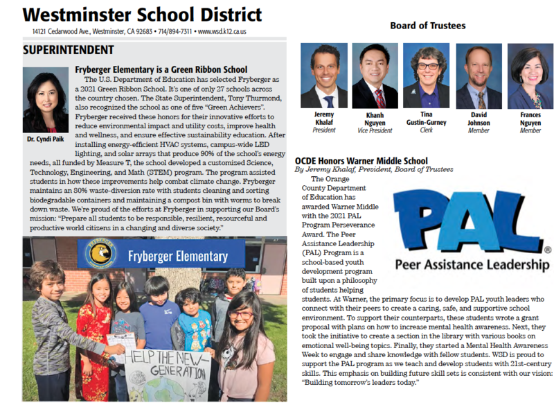 WSD School News June 2021