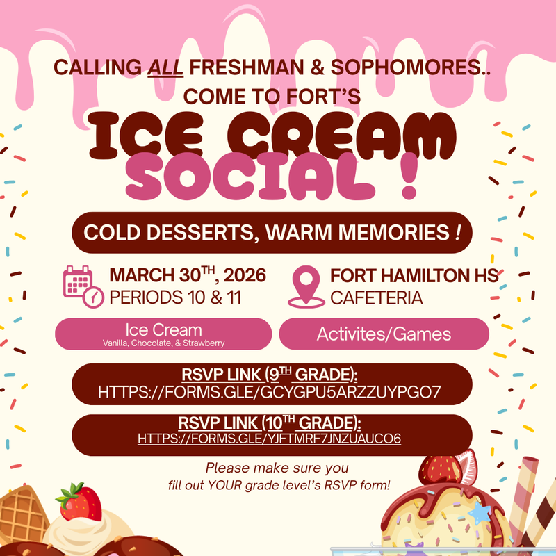 Ice Cream Social for Freshman and Sophmores Featured Photo