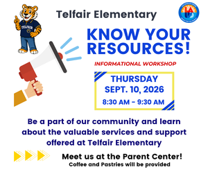 Know your resources informational workshop flyer