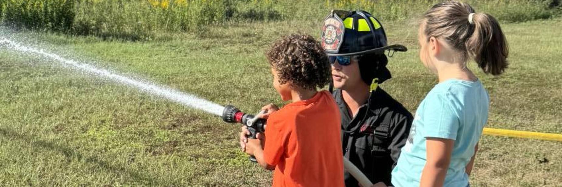 CES students learn about fire safety