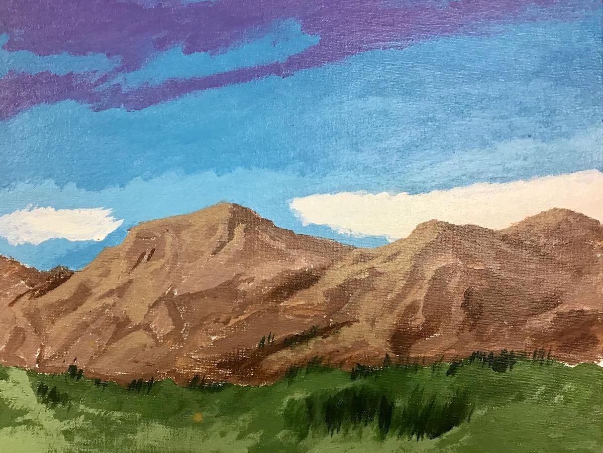 canvas landscape painting