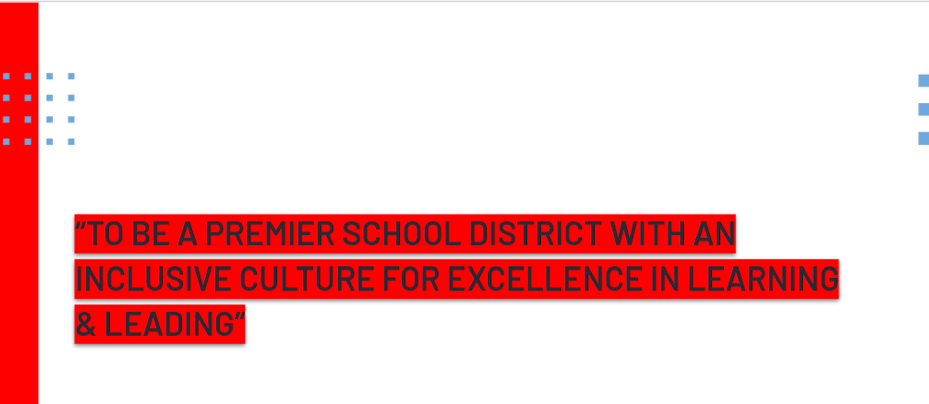 LISD Vision Statement