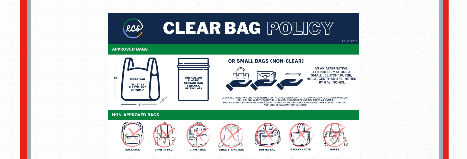 Clear Bag Policy