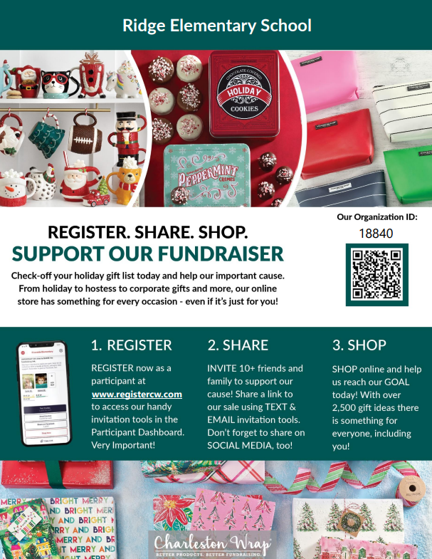 Charleston Wrap Fundraiser