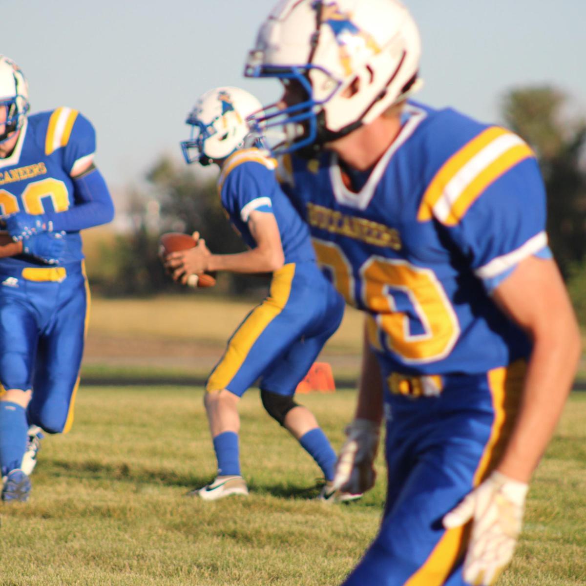 Football against Linton